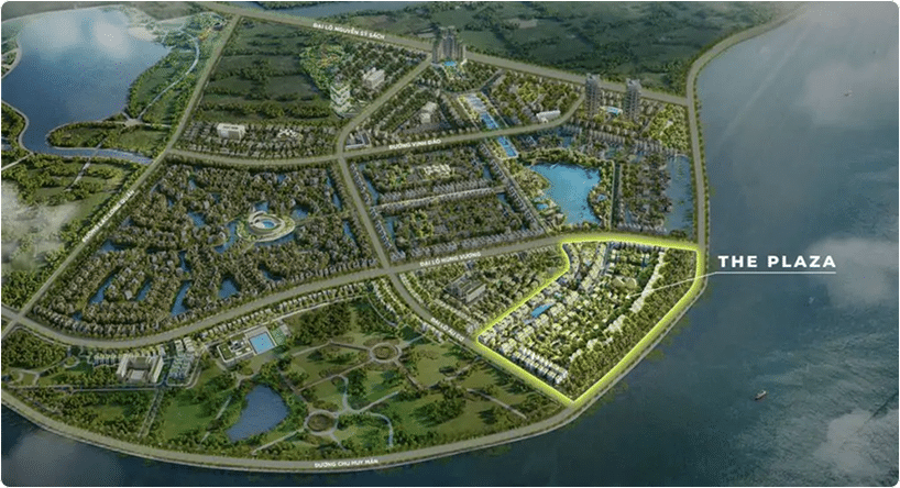 Vị trí Shophouse Eco Park Vinh